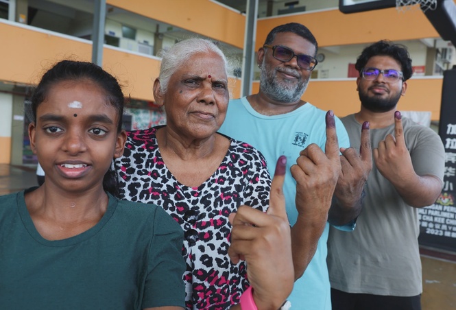 Image from: Negeri Sembilan state polls: 37.29% voter turnout as of noon