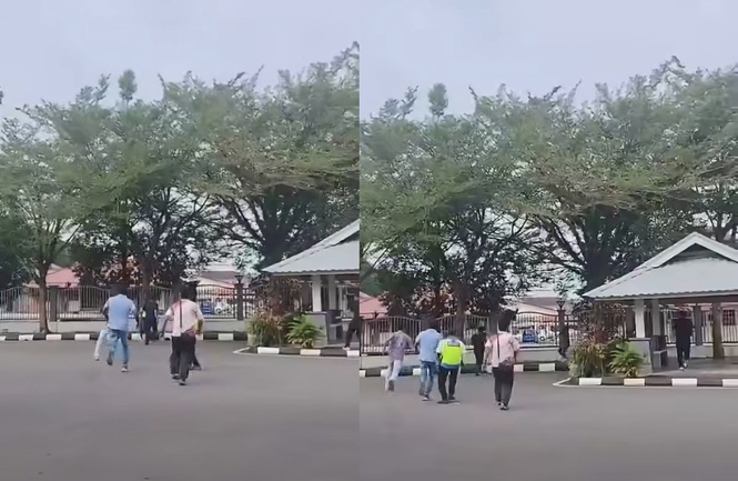 Image from: Two accused escape from police at Kulim court complex