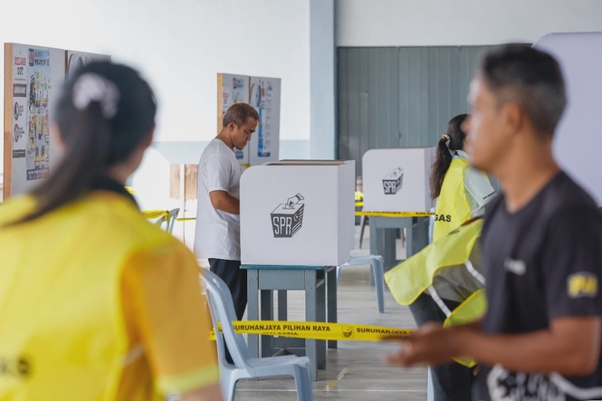 Image from: Negeri Sembilan polls voter turnout hits 65.38% by 4pm, EC says