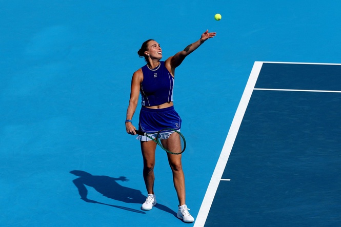 Image from: Sabalenka squeezes out win on sixth match point in Cincinnati