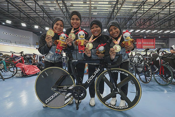 Image from: Terengganu cyclists smash national record at SUKMA