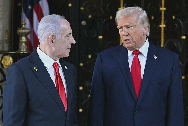Image from: Trump insists ties with Netanyahu remain ‘very good’
