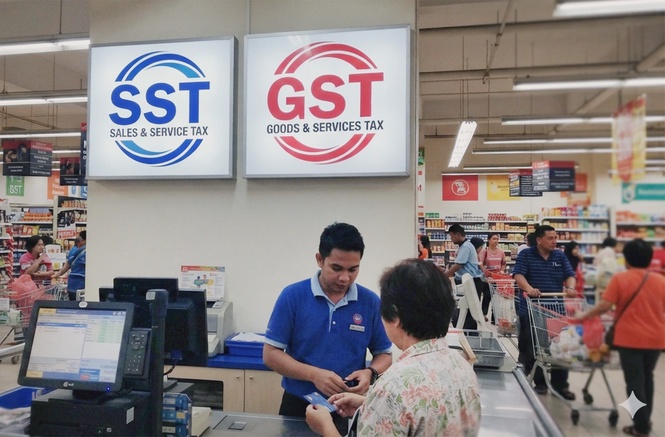 Image from: Finance Ministry given time to study proposed hybrid SST-GST system