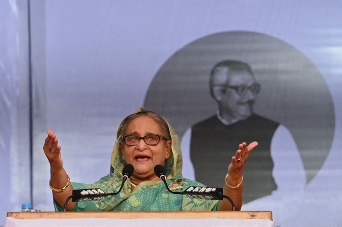 Image from: Bangladesh says PM will not visit India until Hasina is extradited