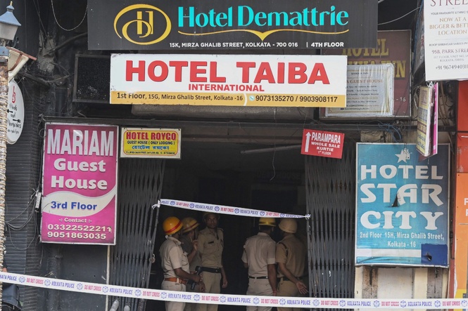 Image from: Kolkata hotel fire kills nine, including five Bangladeshi nationals