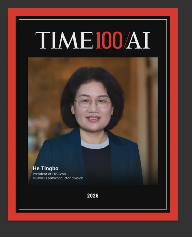 Image from: Huawei He Tingbo Named to TIME’S Fourth Annual List of The TIME100 AI