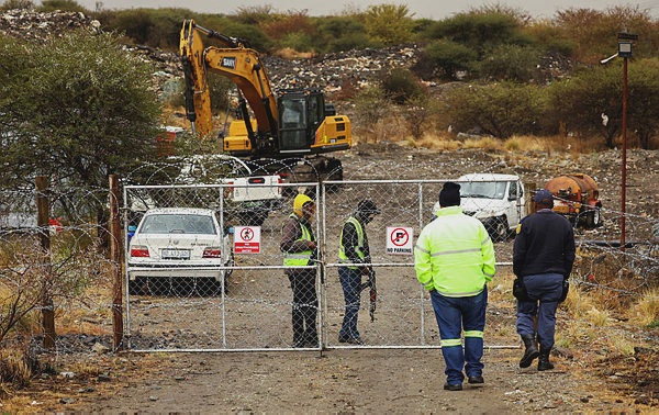 Image from: 14 miners killed, several hurt in disused South Africa mine rockfall