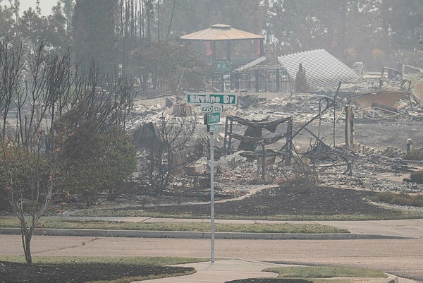 Image from: US Northwest battles wildfires after Spokane neighborhoods scorched