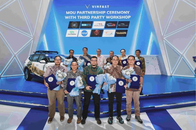 Image from: VinFast further expands authorized service outlet network in Indonesia, enhancing the aftersales experience