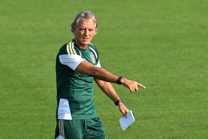Image from: Italy face Belgium as Mancini begins second spell in charge