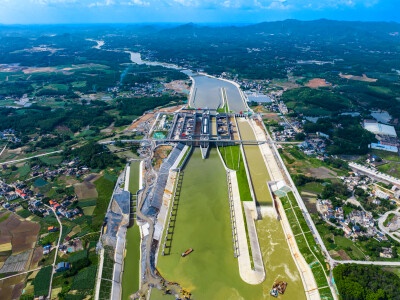 Image from: Pinglu Canal, project of century, completed and opened to navigation