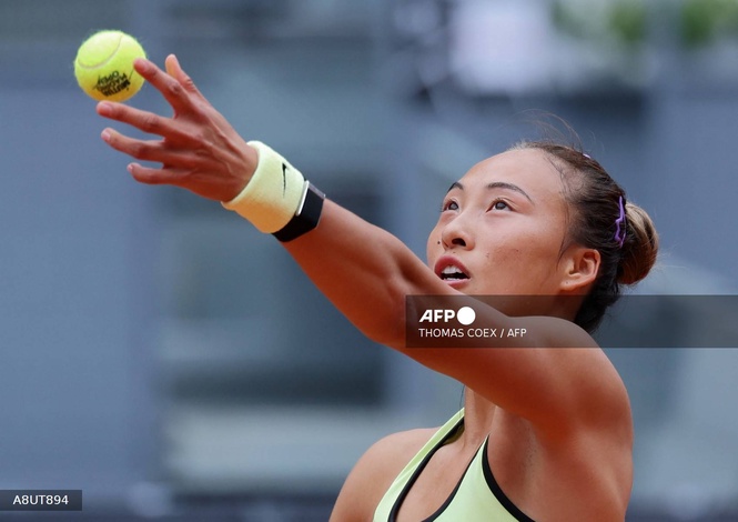 Image from: Olympic tennis player Zheng Qinwen donates $150,000 to Nepal-Tibet flood relief