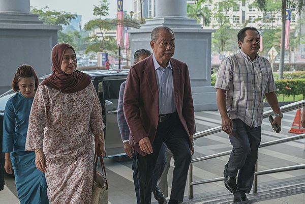Image from: Muhyiddin cleared of four charges, still faces three counts of abuse of power