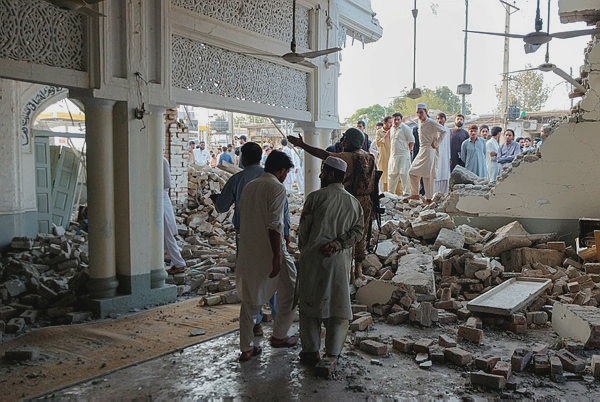 Image from: Kohat police attack: 31 dead, over 100 injured