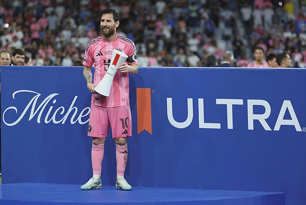 Image from: Messi heads Inter Miami to Campeones Cup triumph
