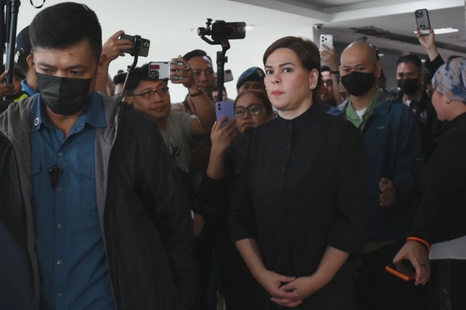 Image from: Philippine VP Duterte posts bail over ‘grave threats’ against president