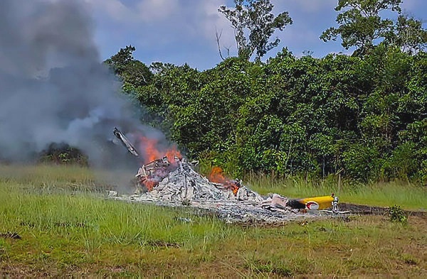 Image from: Helikopter terhempas di Sarawak: Lima mangsa nahas disahkan maut