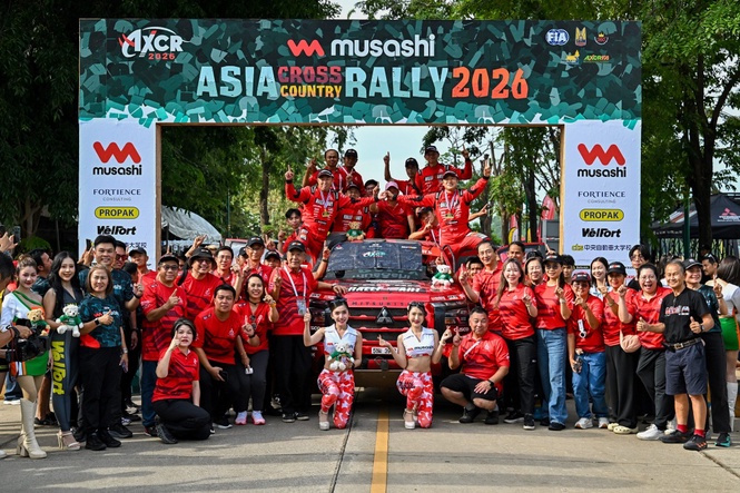 Image from: Mitsubishi Ralliart wins AXCR 2026, Triton takes second consecutive victory