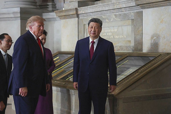 Image from: Trump, Xi view founding documents to end state visit