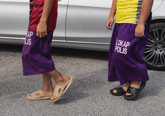 Image from: Two students charged over alleged iron assault at Parit tahfiz school