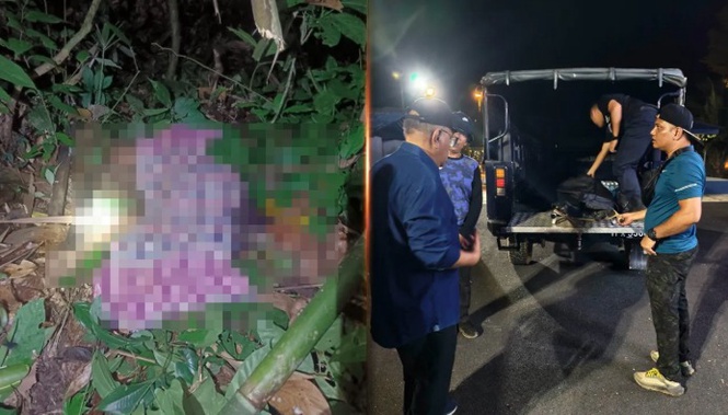 Image from: Orang Asli man found dead near Perak logging road, suspected tiger attack