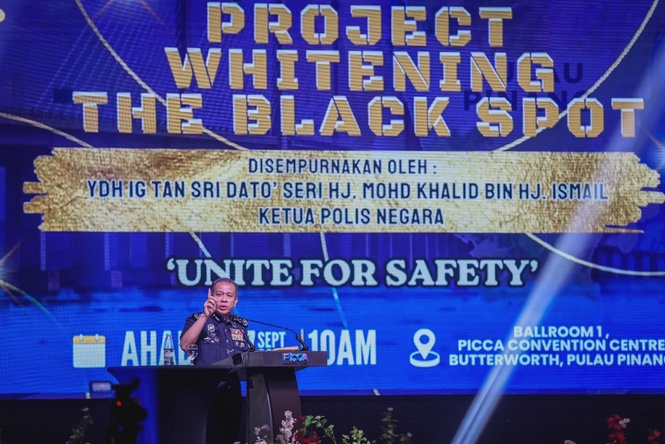Image from: PDRM to expand ‘Whitening The Black Spot’ initiative nationwide in stages, says IGP