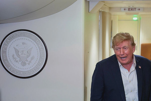 Image from: Trump downplays report China gave Iran intel before deadly strike on US base