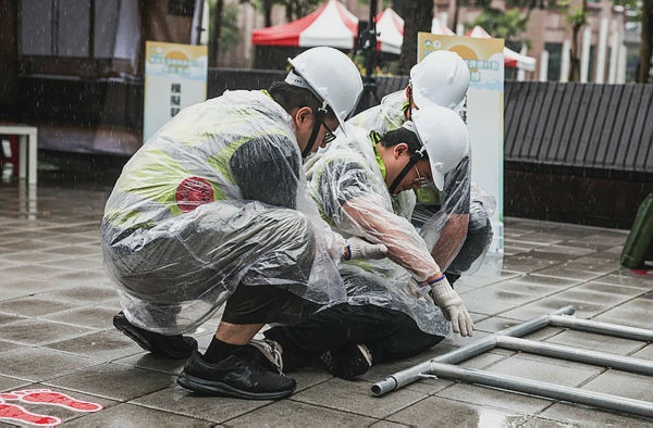 Image from: Heavy rain turns Taiwan’s first ‘extreme heat’ response drill into wet weather exercise