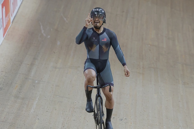 Image from: Pocket Rocketman puts brakes on racing to build for LA28