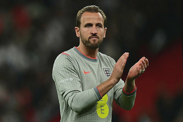 Image from: Kane eyes Ronaldo record after matching England cap mark