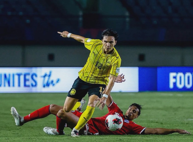 Image from: Harimau Malaya benam Singapura 6-0, namun terlepas tiket ke final