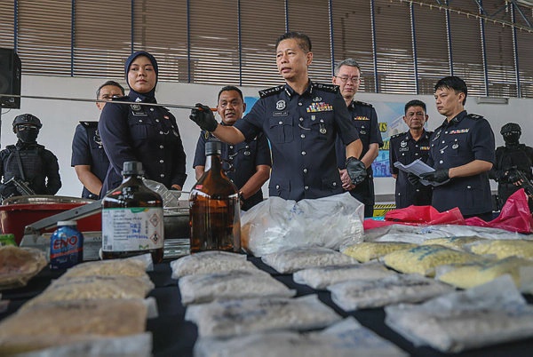 Image from: Polis Pulau Pinang rampas dadah RM3.44 juta dalam tiga operasi