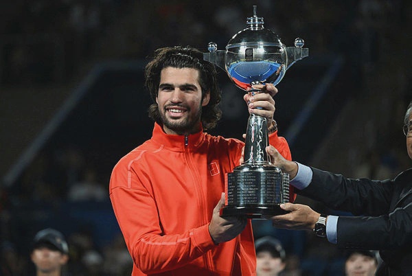 Image from: Alcaraz wins Japan Open for first title since return from injury