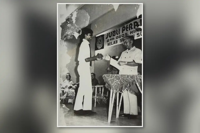 Tun Dr Ismail Abdul Rahman at the Jubli Perak held in Kuala Lumpur on Aug 2, 1973. It was the last event he attended before he passed away the same day.