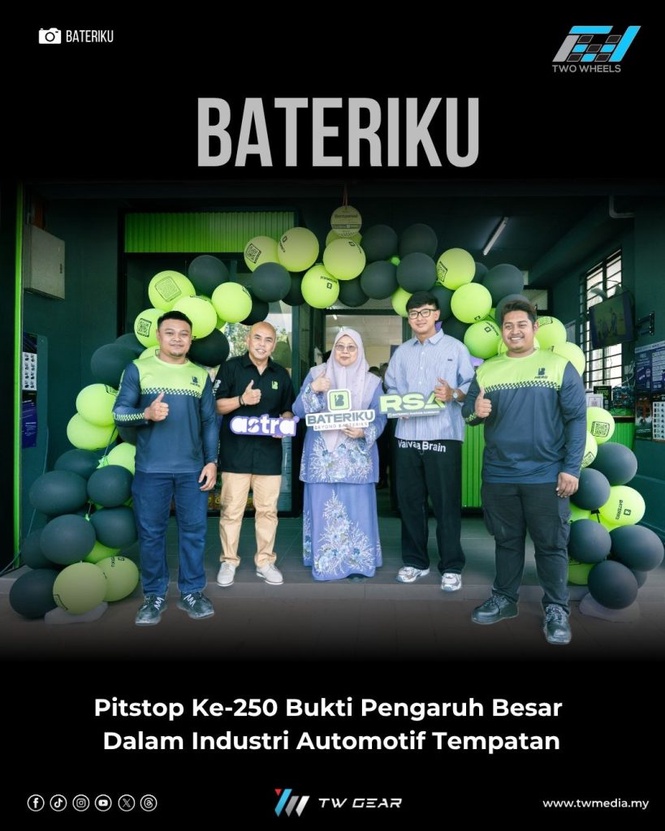 Image from: Pitstop Ke-250 Bateriku Bukti Pengaruh Besar Dalam Industri Automotif Tempatan