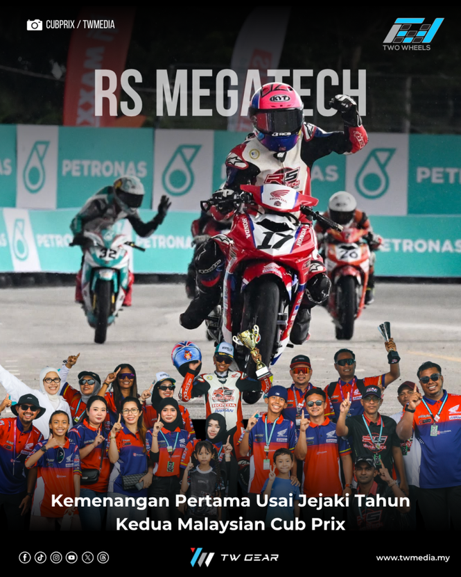 Image from: RS Megatech Raih Kemenangan Pertama Dalam Tahun Kedua Malaysian Cub Prix