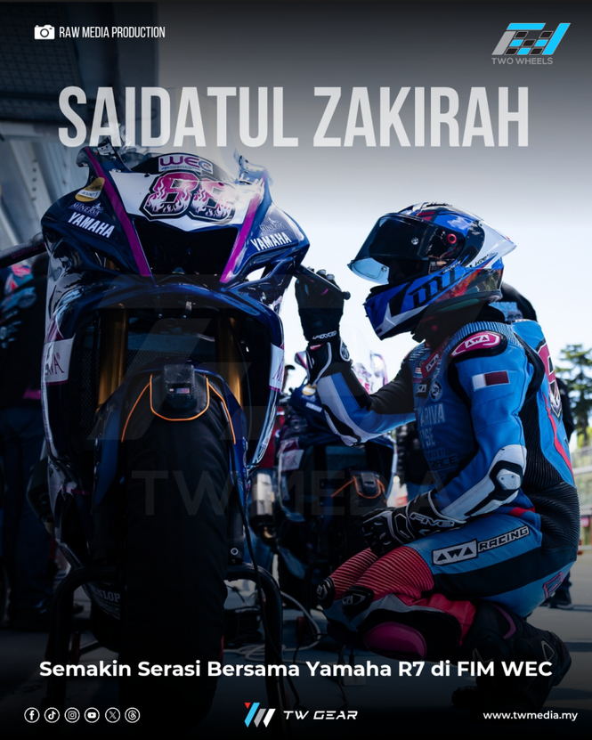 Image from: Kebangkitan Hebat Di Vallelunga, Pelumba Negara, Saidatul Zakirah Semakin Serasi Bersama Yamaha R7