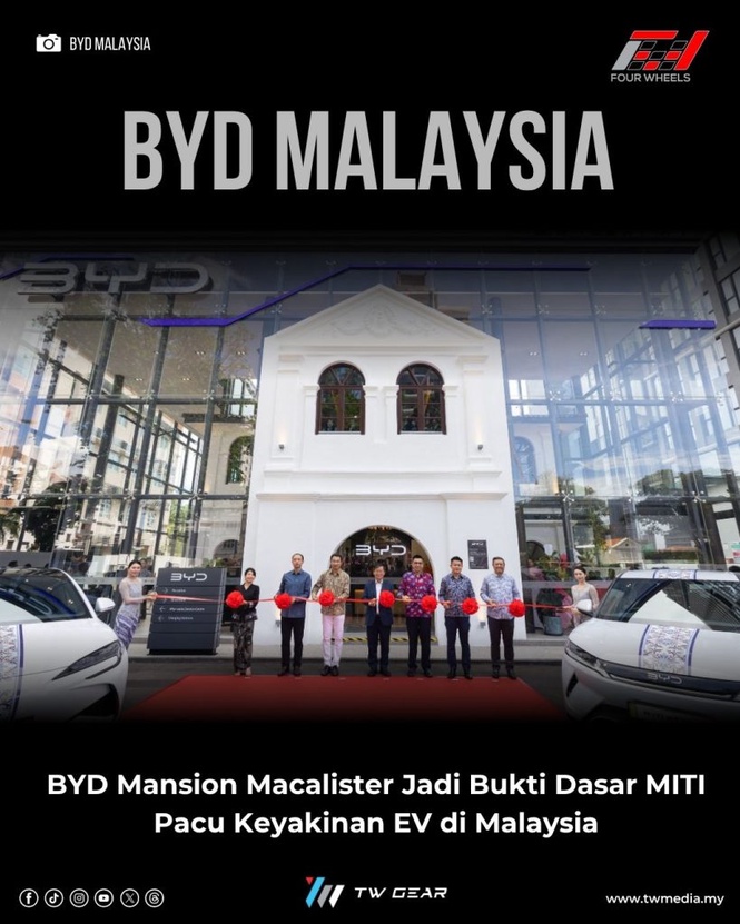 Image from: BYD Mansion Macalister Jadi Bukti Dasar MITI Pacu Keyakinan EV di Malaysia