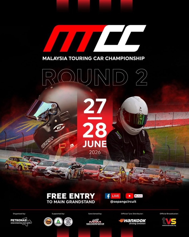 Image from: Dominasi Mutlak di Litar Sepang: Rangkuman Perlumbaan 1 & 2 Malaysia Touring Car Championship (MTCC) 2026 Pusingan 2