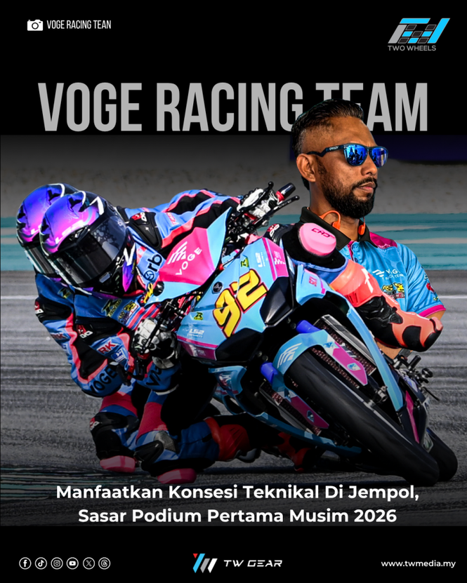 Image from: Voge Racing Optimis Manfaatkan Konsesi Teknikal Di Jempol, Sasar Podium Pertama Musim 2026