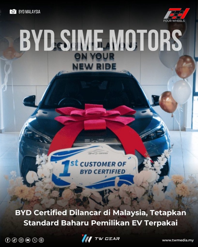 Image from: BYD Certified Dilancar di Malaysia, Tetapkan Standard Baharu Pemilikan EV Terpakai