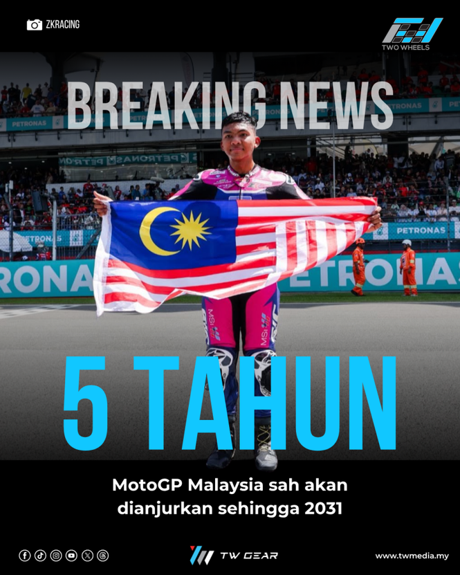 Image from: BREAKING: Malaysia rasmi kekal sebagai tuan rumah MotoGP sehingga musim 2031