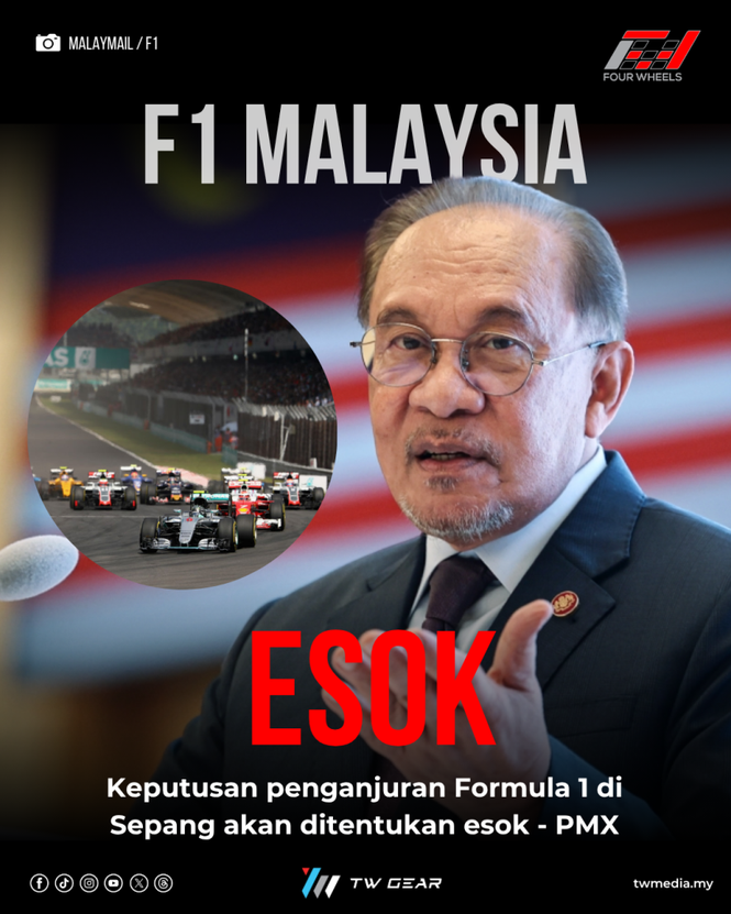 Image from: PM Anwar Bakal Umum Keputusan F1 Ke Malaysia Esok, Penantian Peminat Hampir Berakhir