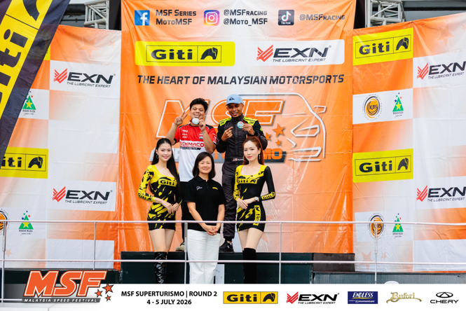 Image from: MSF Super Turismo Saturday Night Super Sprint 2026: Keputusan Super Series, Production Series & Cup Series
