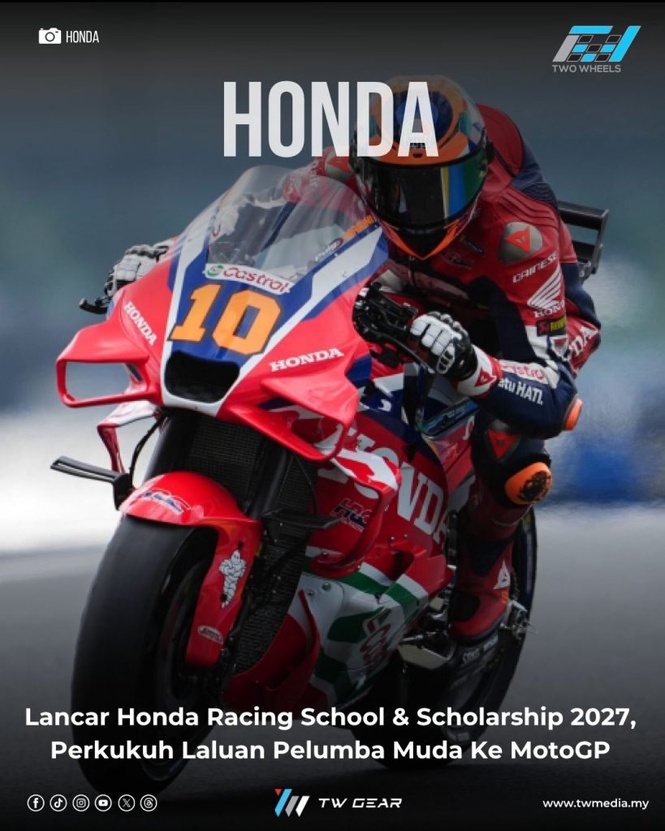 Image from: Honda Lancar Honda Racing School & Scholarship 2027, Perkukuh Laluan Pelumba Muda Ke MotoGP
