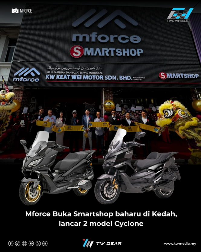 Image from: Mforce buka Smartshop baharu di Kedah dan Lancar 2 model Baharu.