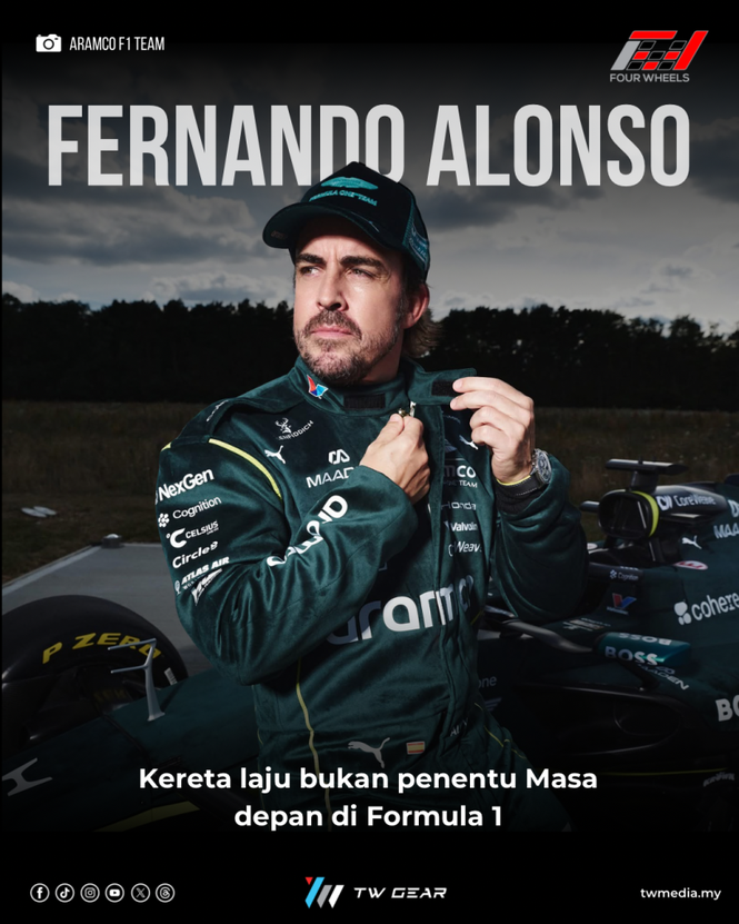 Image from: Bukan Sekadar Jentera Pantas, Fernando Alonso Belum Putuskan Masa Depan Untuk Musim 2027