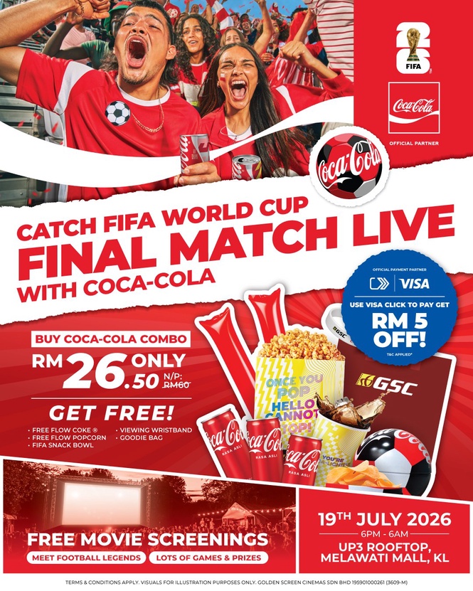 GSC FIFA World Cup Final Live Viewing Party at Melawati Mall poster