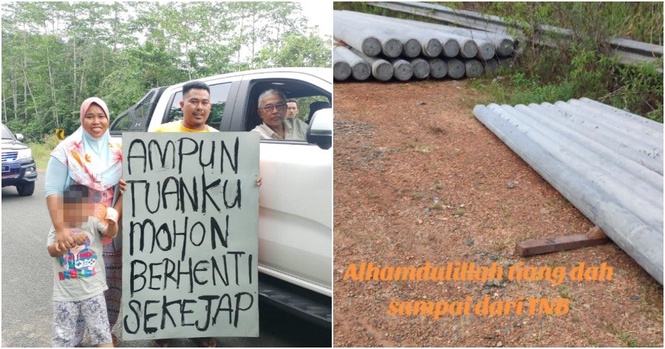 Family Who Pleaded for Pahang Sultan’s Help After 13 Years of No Electricity Only Applied to TNB in 2025