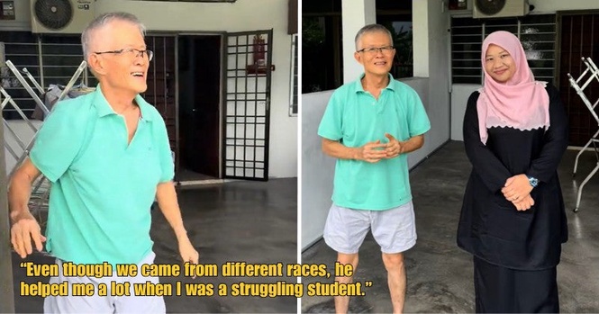 PDRM Officer Reunites with Kind Teacher Who Secretly Funded Her STPM Expenses Over 20 Years Ago